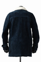 Load image into Gallery viewer, ISAMU KATAYAMA BACKLASH SUEDE COVER ALL BLOUSON / JAPAN CALF (WHITE TANNED / BLACK)