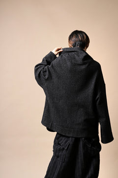 画像をギャラリービューアに読み込む, SOSNOVSKA exclusive CRAWLED OUT POCKET KNIT SWEATER (GREY MELANGE)