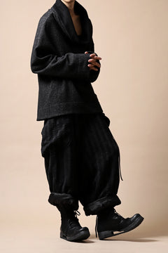 画像をギャラリービューアに読み込む, SOSNOVSKA exclusive LOADED POCKETS PANTS (BLACK STRIPE)
