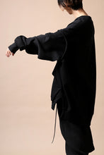 画像をギャラリービューアに読み込む, SOSNOVSKA HANGING POCKET SWEAT SHIRT (BLACK)