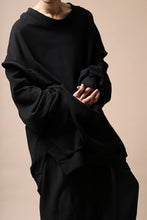 画像をギャラリービューアに読み込む, SOSNOVSKA HANGING POCKET SWEAT SHIRT (BLACK)