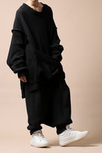画像をギャラリービューアに読み込む, SOSNOVSKA HANGING POCKET SWEAT SHIRT (BLACK)