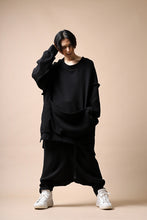 画像をギャラリービューアに読み込む, SOSNOVSKA HANGING POCKET SWEAT SHIRT (BLACK)