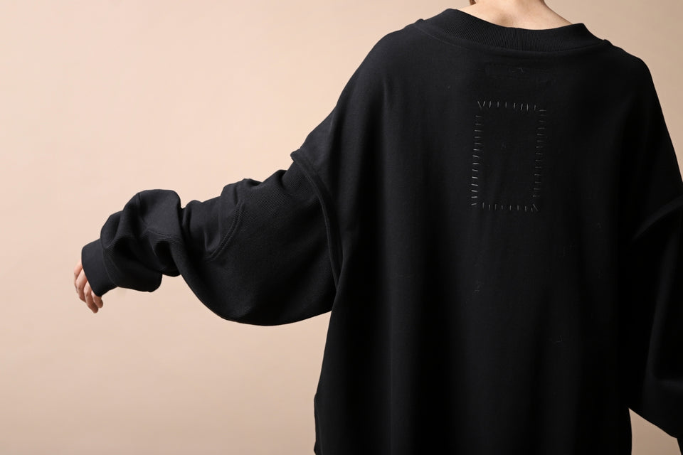 画像をギャラリービューアに読み込む, SOSNOVSKA HANGING POCKET SWEAT SHIRT (BLACK)