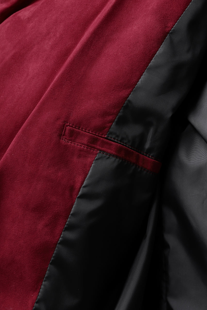 画像をギャラリービューアに読み込む, ISAMU KATAYAMA BACKLASH HOODED DOWN JACKET / KANGAROO REVERSE + POLISH WHITE GOOSE (RED)