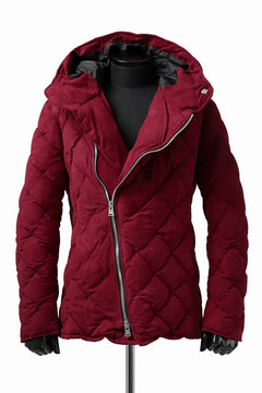 画像をギャラリービューアに読み込む, ISAMU KATAYAMA BACKLASH HOODED DOWN JACKET / KANGAROO REVERSE + POLISH WHITE GOOSE (RED)