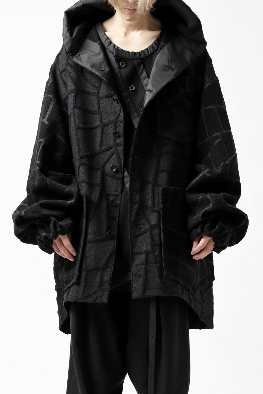 画像をギャラリービューアに読み込む, SOSNOVSKA TANGLED LINED JACKET (BLACK)