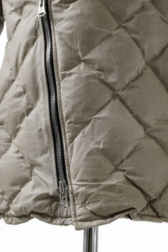 画像をギャラリービューアに読み込む, ISAMU KATAYAMA BACKLASH HOODED DOWN JACKET / WAXY KANGAROO + POLISH WHITE GOOSE (WHITE)