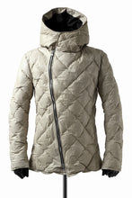 画像をギャラリービューアに読み込む, ISAMU KATAYAMA BACKLASH HOODED DOWN JACKET / WAXY KANGAROO + POLISH WHITE GOOSE (WHITE)