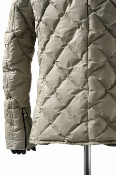 画像をギャラリービューアに読み込む, ISAMU KATAYAMA BACKLASH HOODED DOWN JACKET / WAXY KANGAROO + POLISH WHITE GOOSE (WHITE)
