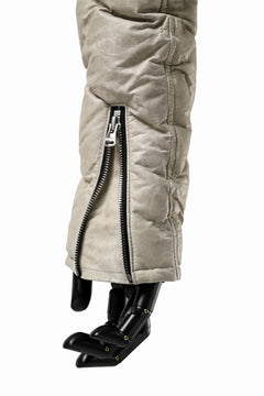 画像をギャラリービューアに読み込む, ISAMU KATAYAMA BACKLASH HOODED DOWN JACKET / WAXY KANGAROO + POLISH WHITE GOOSE (WHITE)