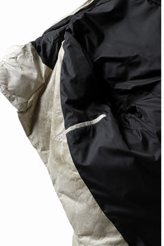 画像をギャラリービューアに読み込む, ISAMU KATAYAMA BACKLASH HOODED DOWN JACKET / WAXY KANGAROO + POLISH WHITE GOOSE (WHITE)