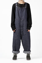画像をギャラリービューアに読み込む, KLASICA MB OVERALL / DEEP DYED LINEN DENIM (NAVY)