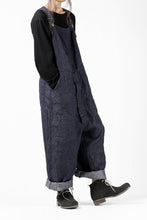 画像をギャラリービューアに読み込む, KLASICA MB OVERALL / DEEP DYED LINEN DENIM (NAVY)