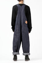 画像をギャラリービューアに読み込む, KLASICA MB OVERALL / DEEP DYED LINEN DENIM (NAVY)
