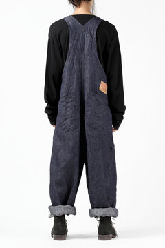 画像をギャラリービューアに読み込む, KLASICA MB OVERALL / DEEP DYED LINEN DENIM (NAVY)