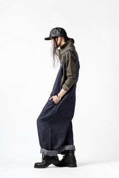 画像をギャラリービューアに読み込む, KLASICA MB OVERALL / DEEP DYED LINEN DENIM (NAVY)