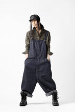 画像をギャラリービューアに読み込む, KLASICA MB OVERALL / DEEP DYED LINEN DENIM (NAVY)