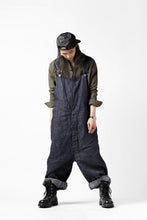 画像をギャラリービューアに読み込む, KLASICA MB OVERALL / DEEP DYED LINEN DENIM (NAVY)
