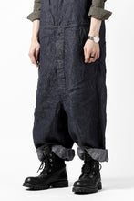 画像をギャラリービューアに読み込む, KLASICA MB OVERALL / DEEP DYED LINEN DENIM (NAVY)