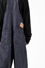 画像をギャラリービューアに読み込む, KLASICA MB OVERALL / DEEP DYED LINEN DENIM (NAVY)