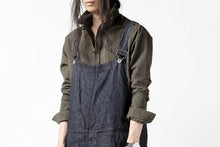画像をギャラリービューアに読み込む, KLASICA MB OVERALL / DEEP DYED LINEN DENIM (NAVY)