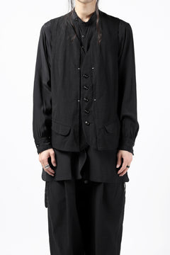 画像をギャラリービューアに読み込む, KLASICA REVOLT VEST / TRI MIX HIGH DENSITY PLAIN (BLACK)