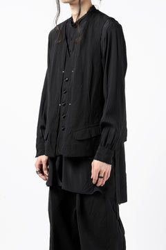 画像をギャラリービューアに読み込む, KLASICA REVOLT VEST / TRI MIX HIGH DENSITY PLAIN (BLACK)