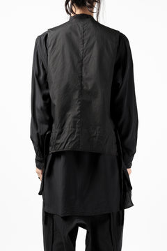画像をギャラリービューアに読み込む, KLASICA REVOLT VEST / TRI MIX HIGH DENSITY PLAIN (BLACK)