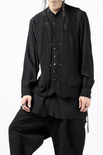 画像をギャラリービューアに読み込む, KLASICA REVOLT VEST / TRI MIX HIGH DENSITY PLAIN (BLACK)