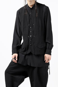 画像をギャラリービューアに読み込む, KLASICA REVOLT VEST / TRI MIX HIGH DENSITY PLAIN (BLACK)