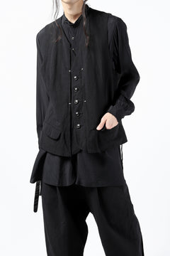 画像をギャラリービューアに読み込む, KLASICA REVOLT VEST / TRI MIX HIGH DENSITY PLAIN (BLACK)