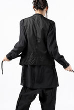 画像をギャラリービューアに読み込む, KLASICA REVOLT VEST / TRI MIX HIGH DENSITY PLAIN (BLACK)