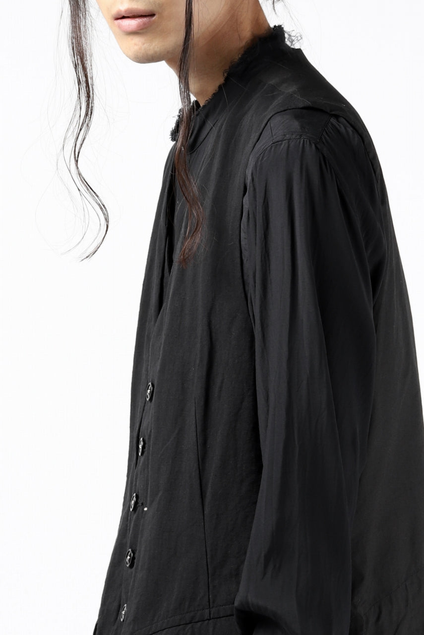 画像をギャラリービューアに読み込む, KLASICA REVOLT VEST / TRI MIX HIGH DENSITY PLAIN (BLACK)