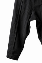 画像をギャラリービューアに読み込む, KLASICA SABRON(NW) WIDE TAPERED TROUSERS / TRI MIX HIGH DENSITY PLAIN (BLACK)