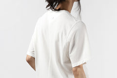 画像をギャラリービューアに読み込む, KLASICA MORE(edit.2) LOOSEY T-SHIRT / DRY TWILL JERSEY (ECRU)