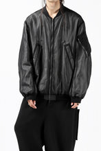 Load image into Gallery viewer, KLASICA FLIGHT PC-1 JACKET / TRANSLUCENT ORGANDY (BLACK)