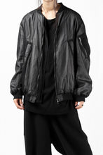 Load image into Gallery viewer, KLASICA FLIGHT PC-1 JACKET / TRANSLUCENT ORGANDY (BLACK)