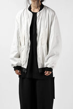 Load image into Gallery viewer, KLASICA FLIGHT PC-1 JACKET / TRANSLUCENT ORGANDY (BLACK)