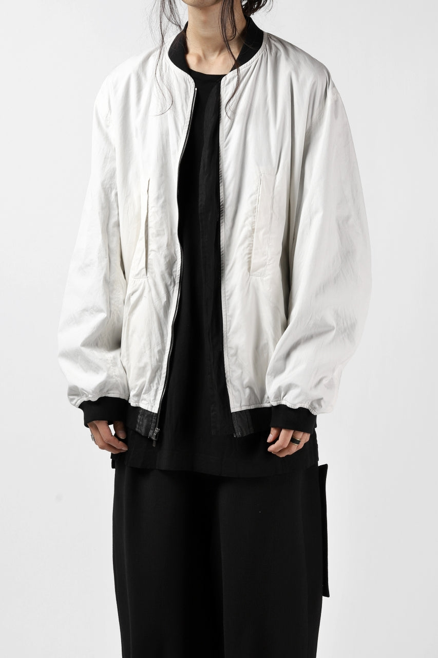 Load image into Gallery viewer, KLASICA FLIGHT PC-1 JACKET / TRANSLUCENT ORGANDY (BLACK)