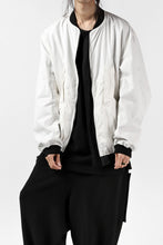 Load image into Gallery viewer, KLASICA FLIGHT PC-1 JACKET / TRANSLUCENT ORGANDY (BLACK)