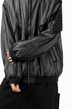Load image into Gallery viewer, KLASICA FLIGHT PC-1 JACKET / TRANSLUCENT ORGANDY (BLACK)