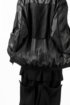 Load image into Gallery viewer, KLASICA FLIGHT PC-1 JACKET / TRANSLUCENT ORGANDY (BLACK)