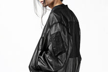 Load image into Gallery viewer, KLASICA FLIGHT PC-1 JACKET / TRANSLUCENT ORGANDY (BLACK)