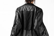 Load image into Gallery viewer, KLASICA FLIGHT PC-1 JACKET / TRANSLUCENT ORGANDY (BLACK)