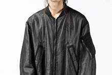 Load image into Gallery viewer, KLASICA FLIGHT PC-1 JACKET / TRANSLUCENT ORGANDY (BLACK)