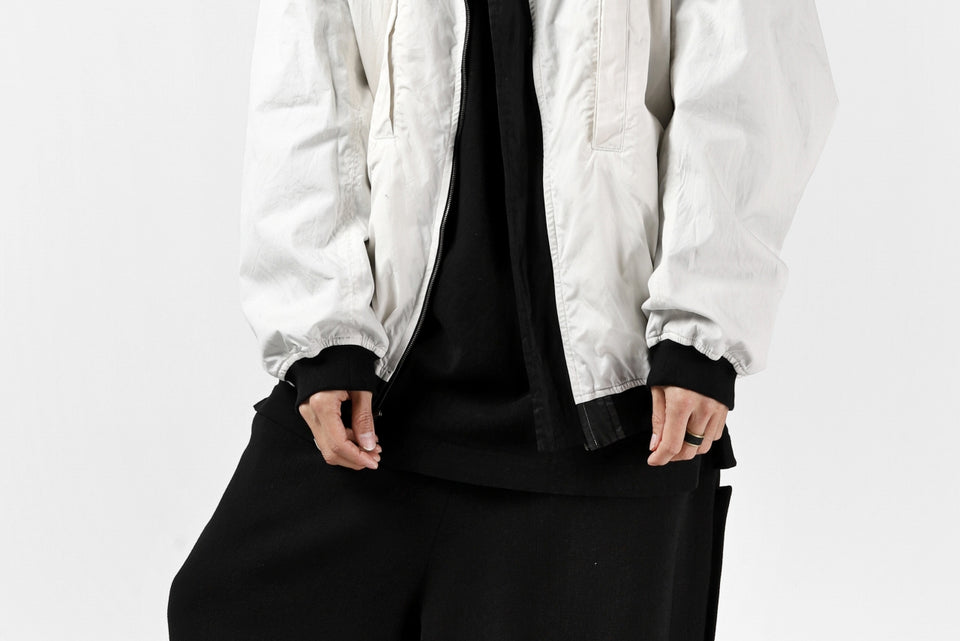 Load image into Gallery viewer, KLASICA FLIGHT PC-1 JACKET / TRANSLUCENT ORGANDY (BLACK)