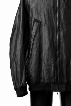 Load image into Gallery viewer, KLASICA FLIGHT PC-1 JACKET / TRANSLUCENT ORGANDY (BLACK)