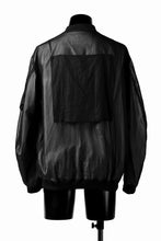 Load image into Gallery viewer, KLASICA FLIGHT PC-1 JACKET / TRANSLUCENT ORGANDY (BLACK)