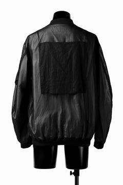 Load image into Gallery viewer, KLASICA FLIGHT PC-1 JACKET / TRANSLUCENT ORGANDY (BLACK)